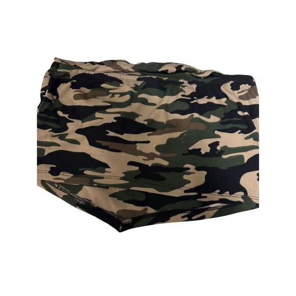 Rue21 Women's Camouflage crop tube top ribbed size L - Picture 3 of 4